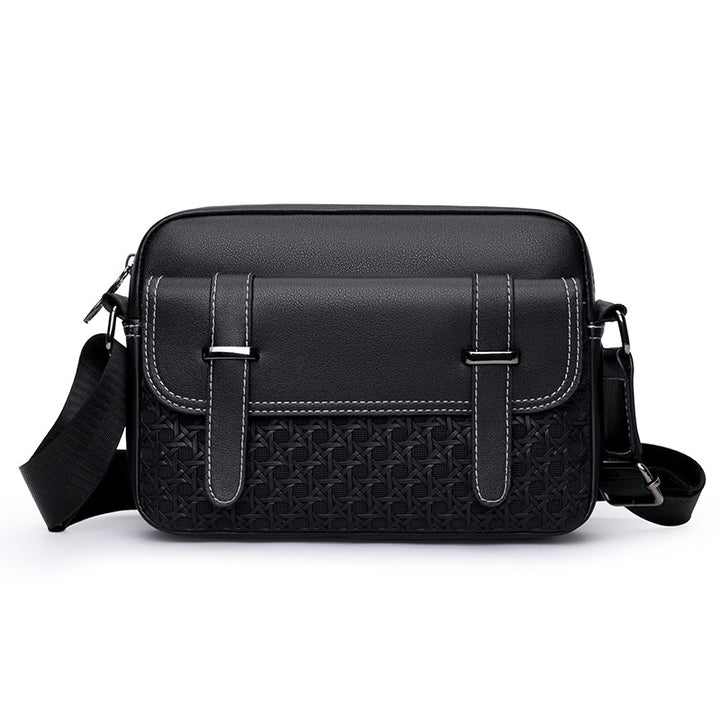Premium Leather Crossbody Satchel