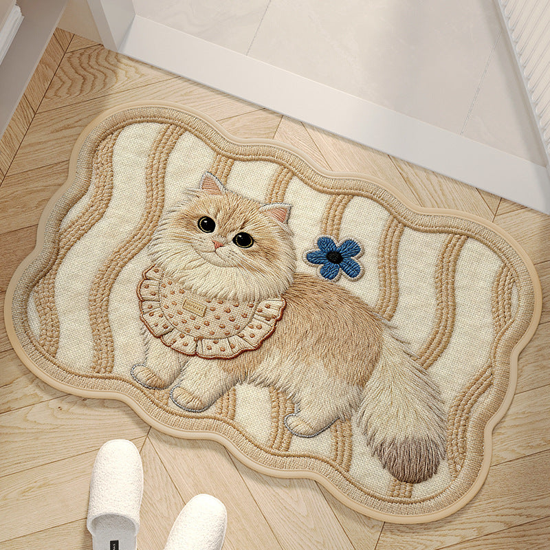 Adorable Dog-Themed Area Mat Kalsten