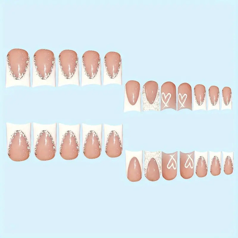 Ornate Rhinestone Press-On Nail Extensions Kalsten