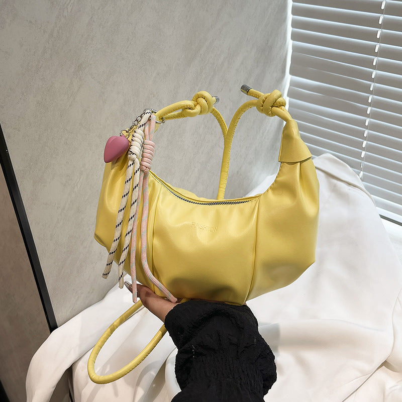 Stylish Leather Hobo Handbag Kalsten