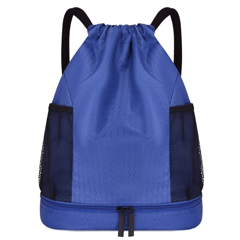 Lightweight Hexagonal Pattern Drawstring Backpack Kalsten