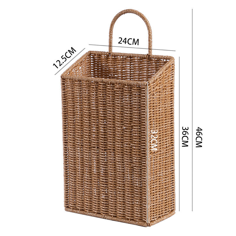 Handwoven Rectangular Storage Hamper Kalsten