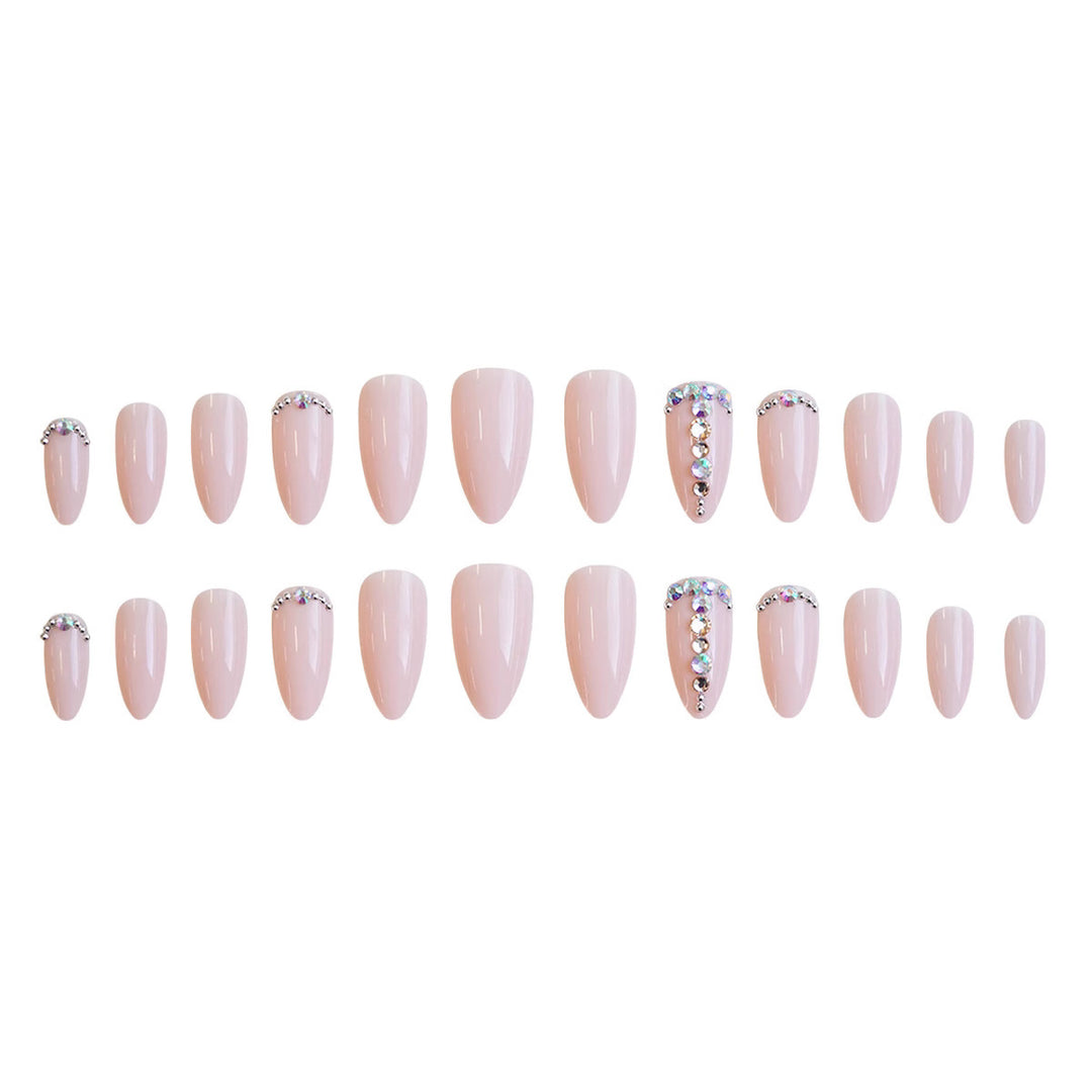 Nail set with elegant glitter accents Kalsten