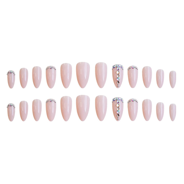 Nail set with elegant glitter accents Kalsten