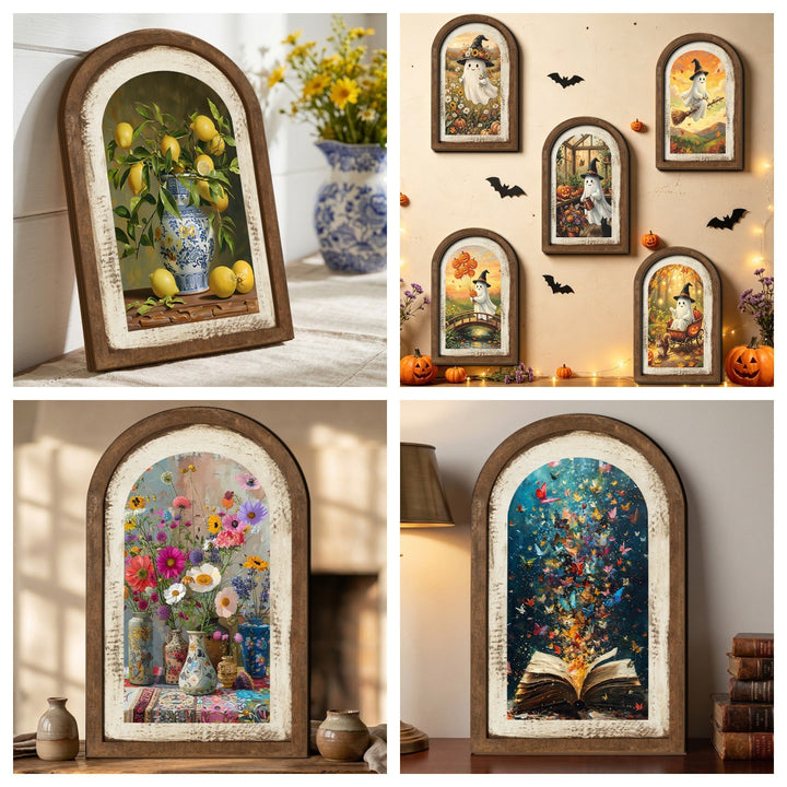 Wall decoration with lemon pattern Kalsten