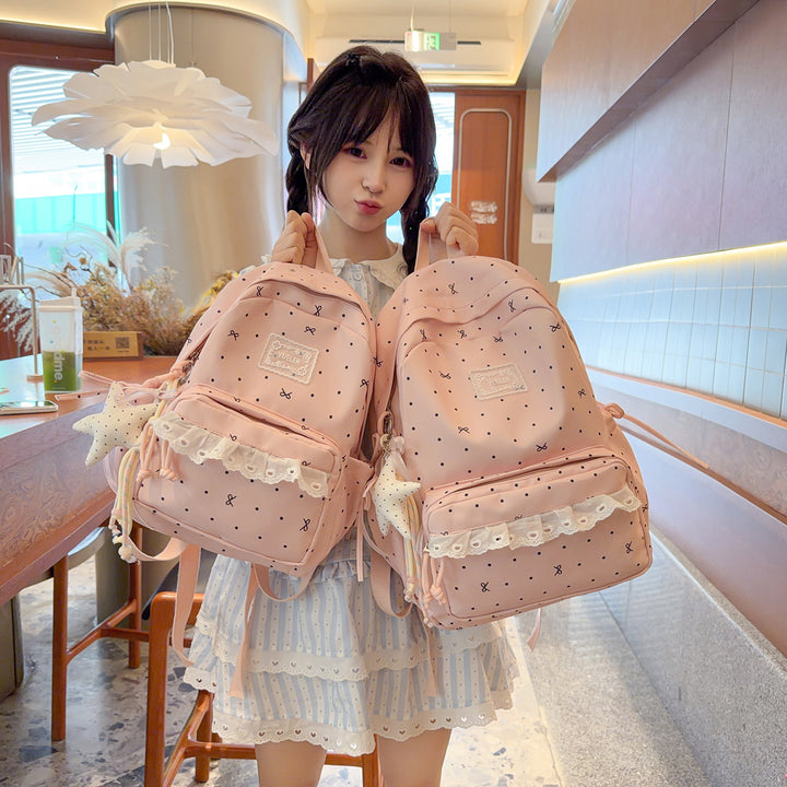 Adorable Polka Dot Backpack Kalsten