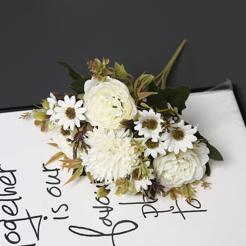 Decorative Faux Flower Arrangement for Home Display
