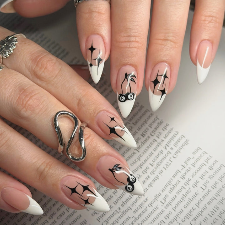 Artistic Press-On Nail Collection with Unique Pattern Designs kalsten