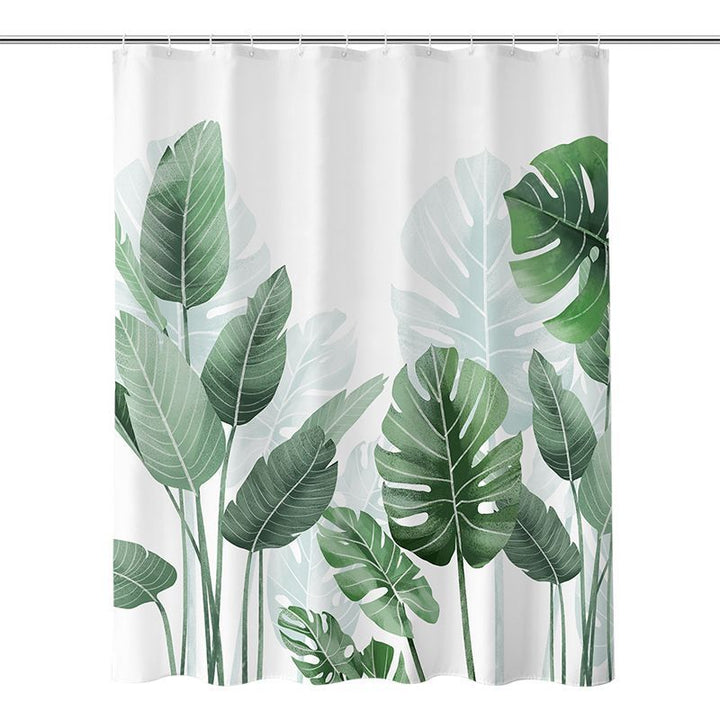 Tropical Leaf Shower Curtain Kalsten
