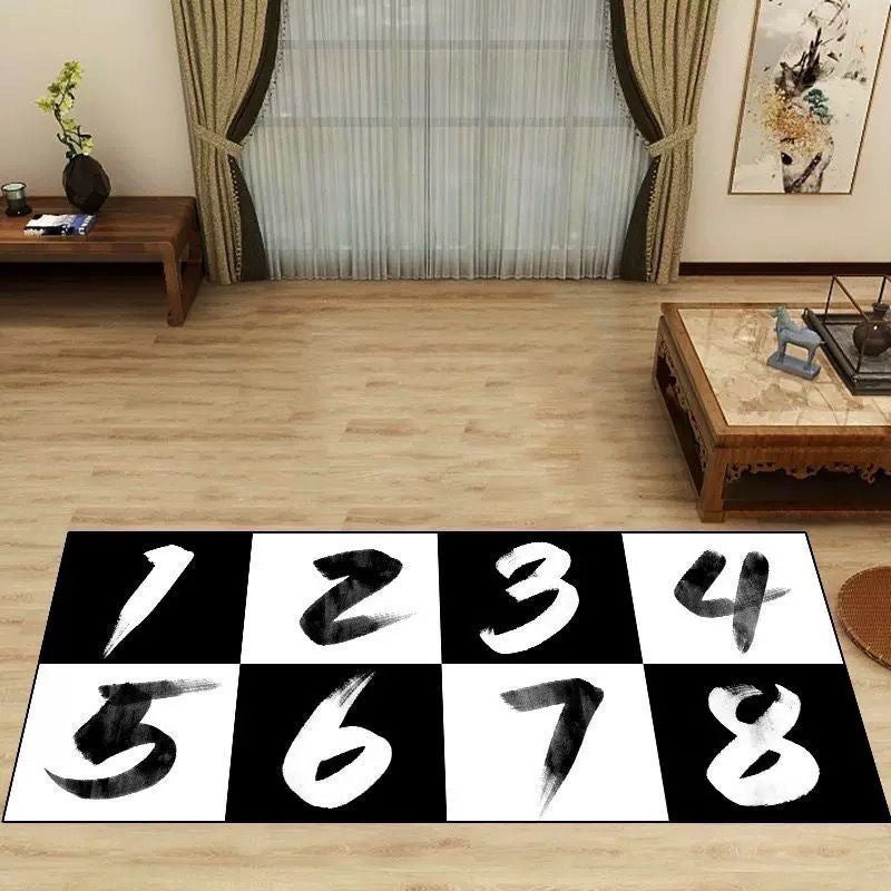 Numbered Game Floor Mat