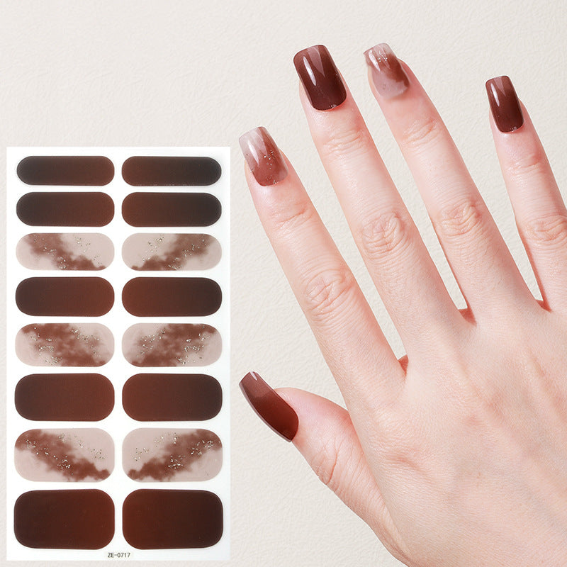 Artistic Press-On Nail Wraps