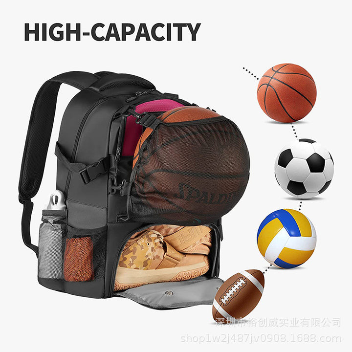 Multi-Compartment Sports Gear Backpack Kalsten