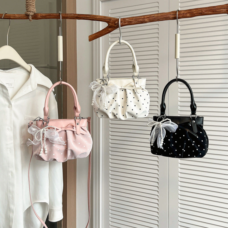 Stylish Polka Dot Handbag