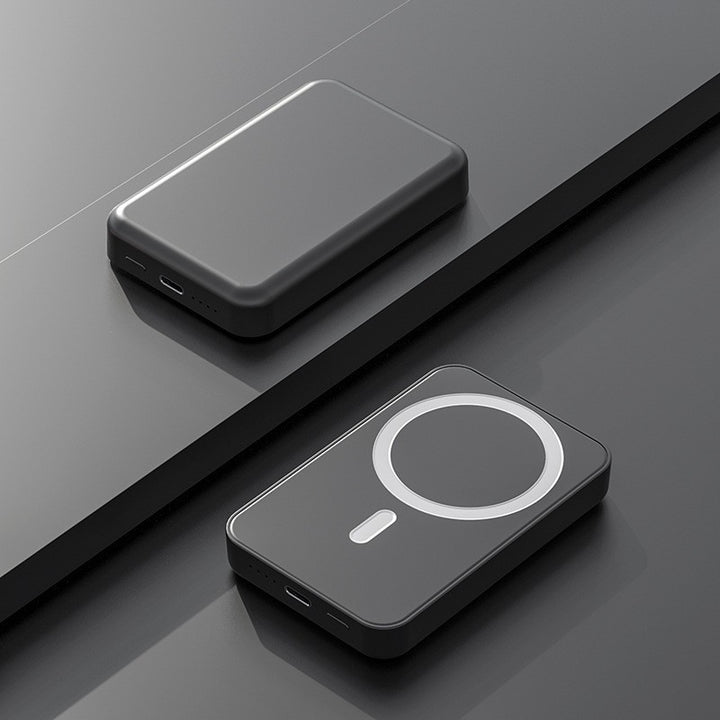 Portable induction power bank with integrated cable management Kalsten