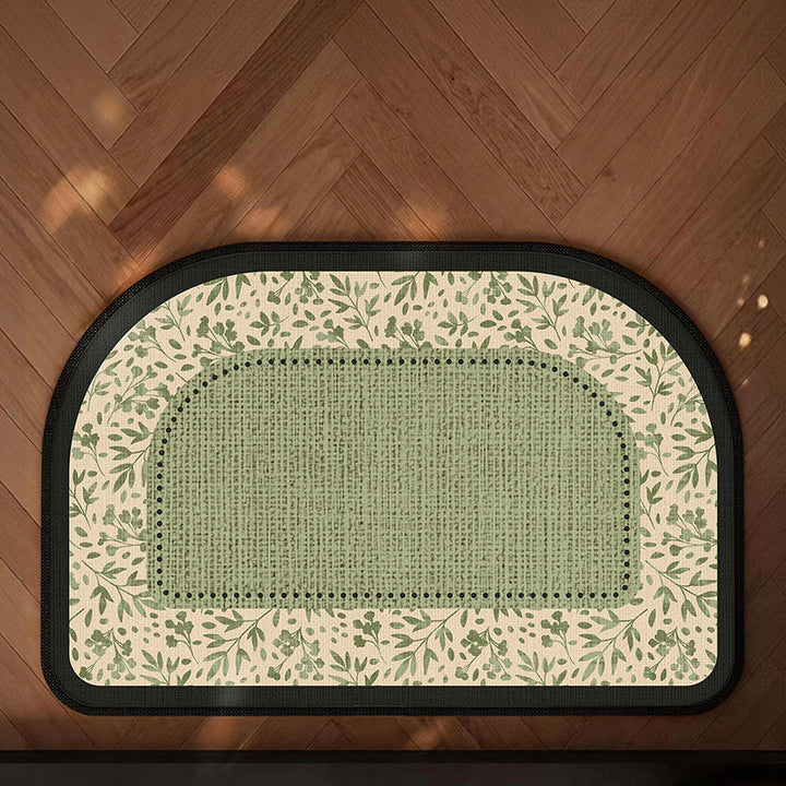 Non-Slip Geometric Pattern Kitchen Mat