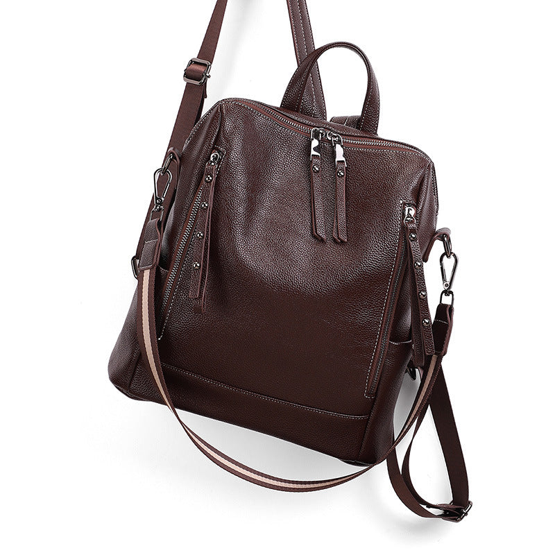 Stylish Leather Backpack