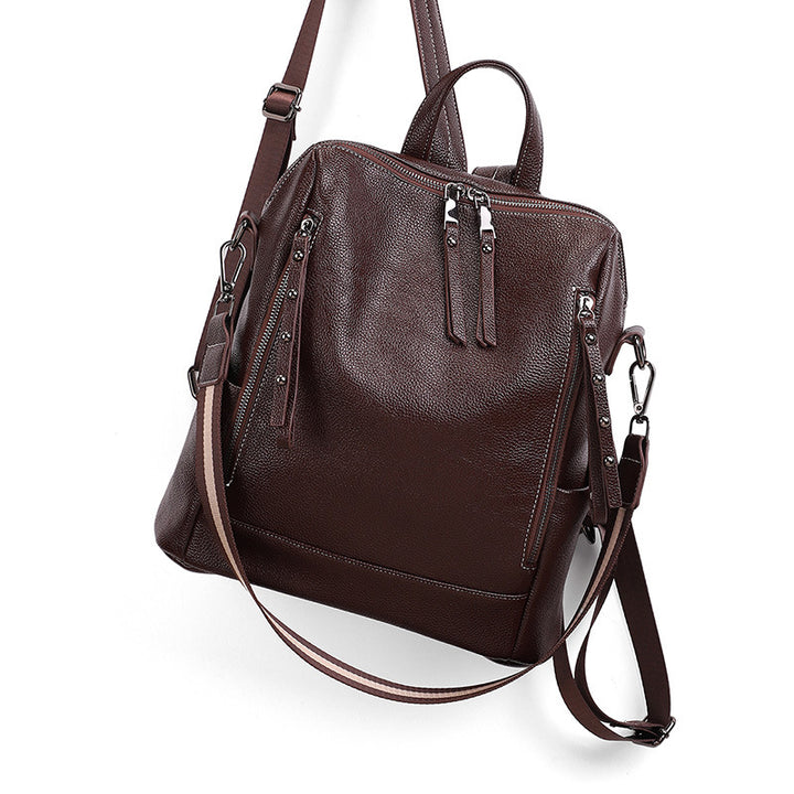 Stylish Leather Backpack