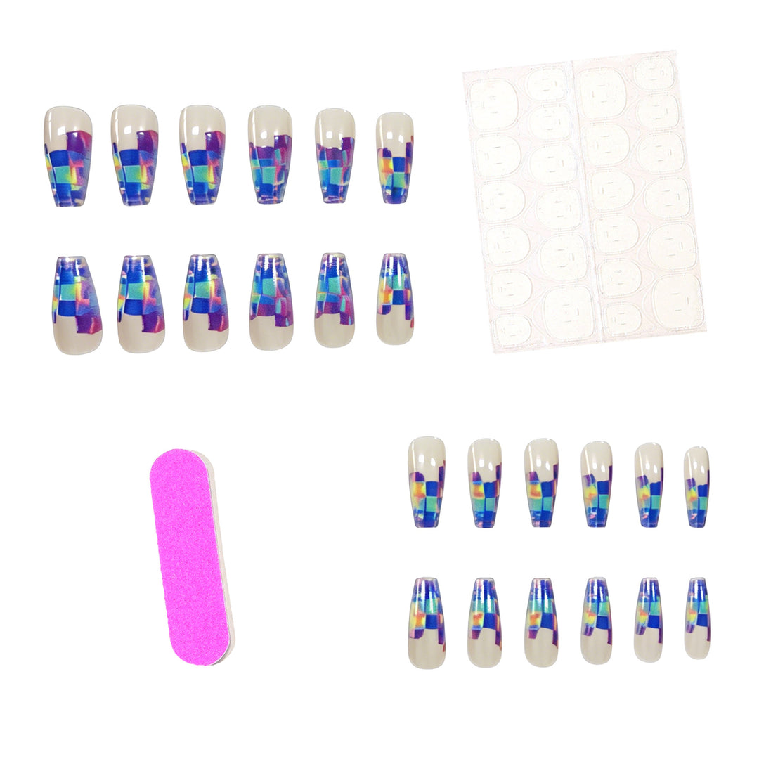 Artistic Transparent Acrylic Nail Extensions Kalsten