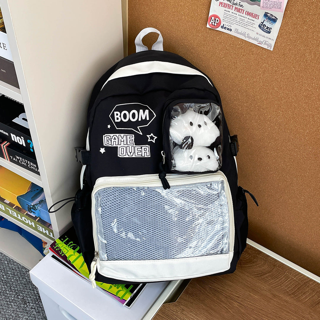 Playful Graphic School Backpack Kalsten