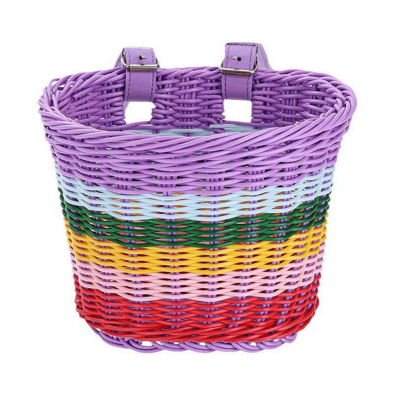 Multi-Color Handwoven Storage Basket Kalsten
