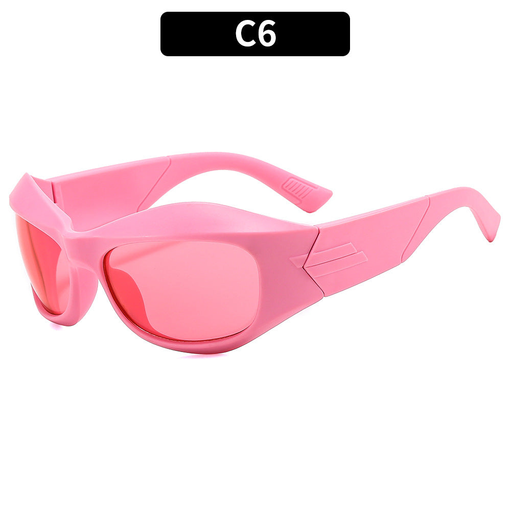 Sporty Protective Wrap Sunglasses