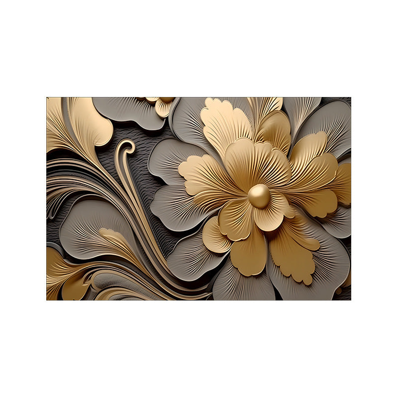 3D Floral Design Bath Mat Kalsten