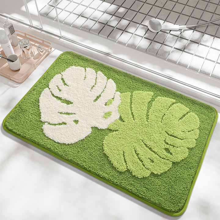 Floral Patterned Bath Mat Kalsten