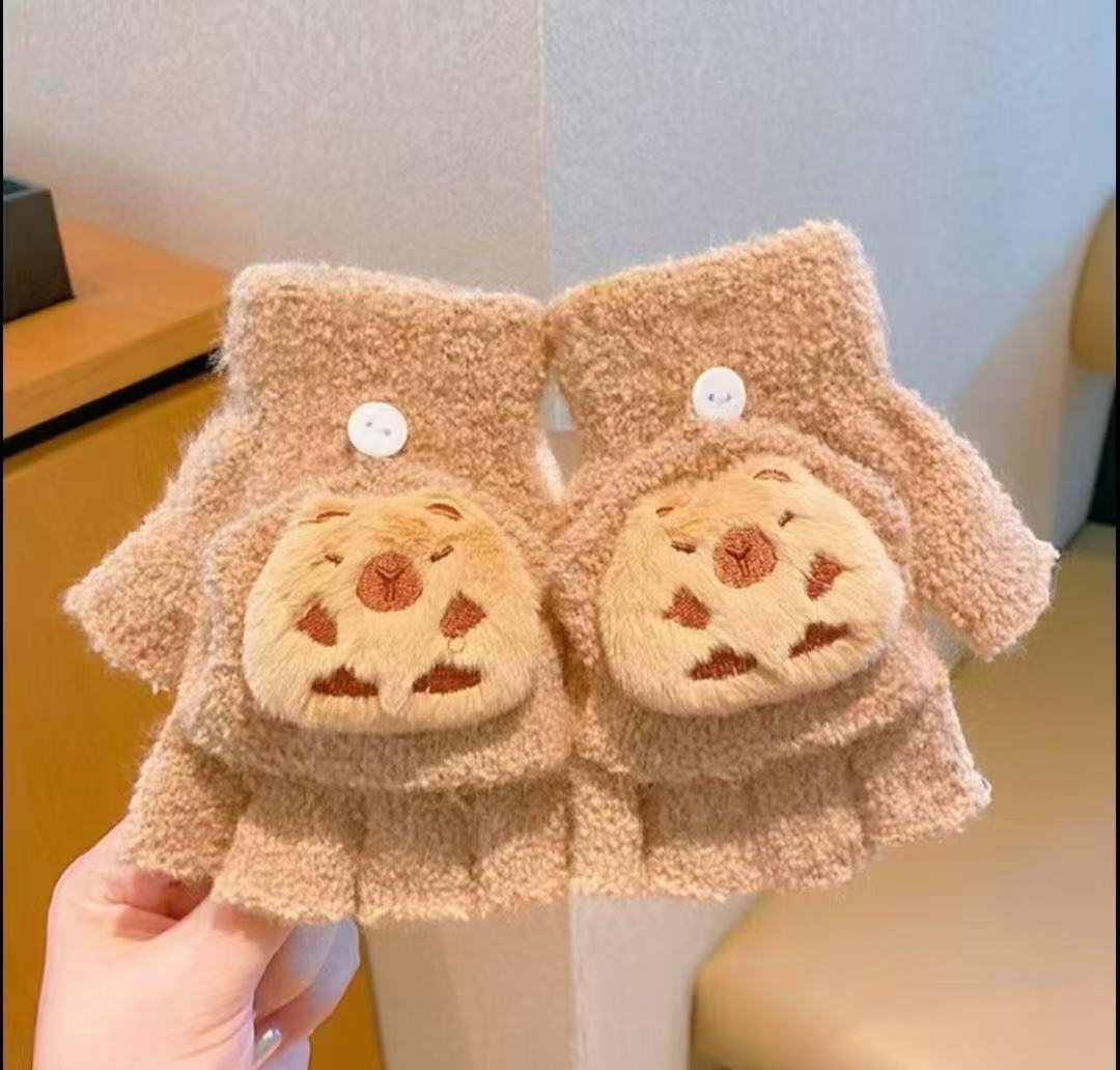 Cute Animal-Themed Fingerless Gloves Kalsten 1790553461