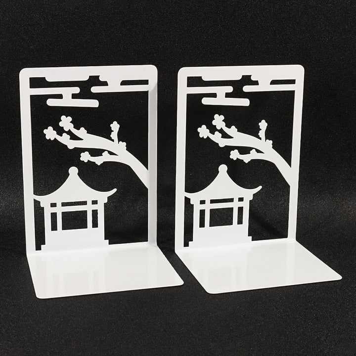 Artistic Deer-Themed Metal Bookends