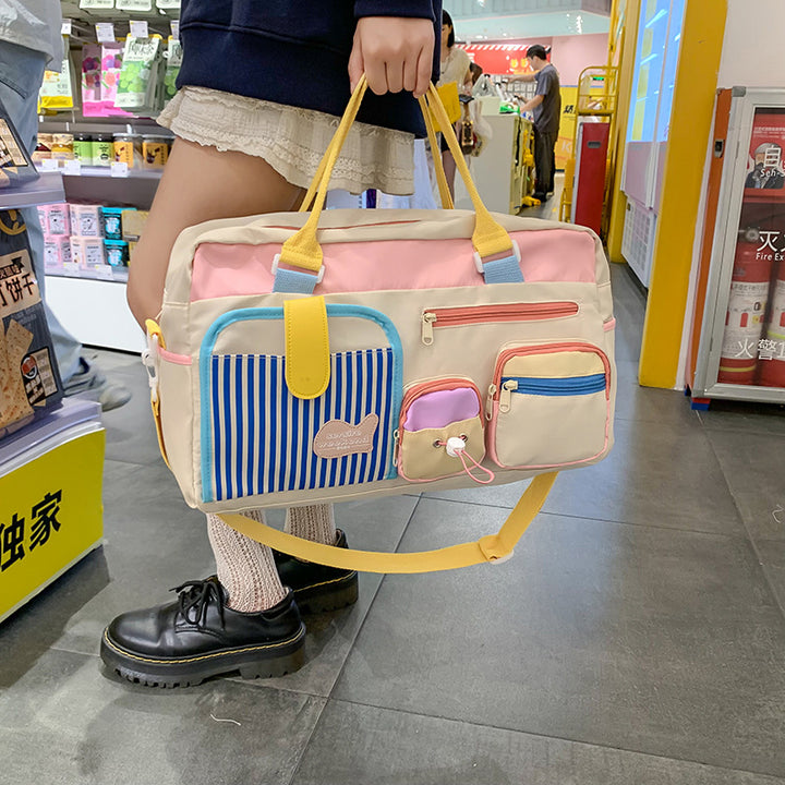 Multi-Pocket Utility Travel Duffle Bag Kalsten