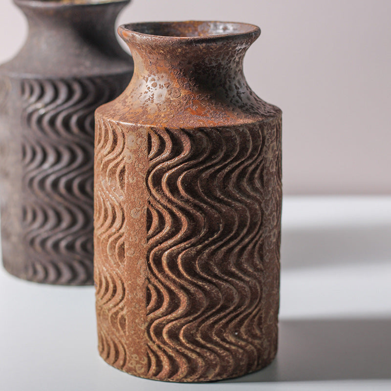 Textured Ceramic Vase