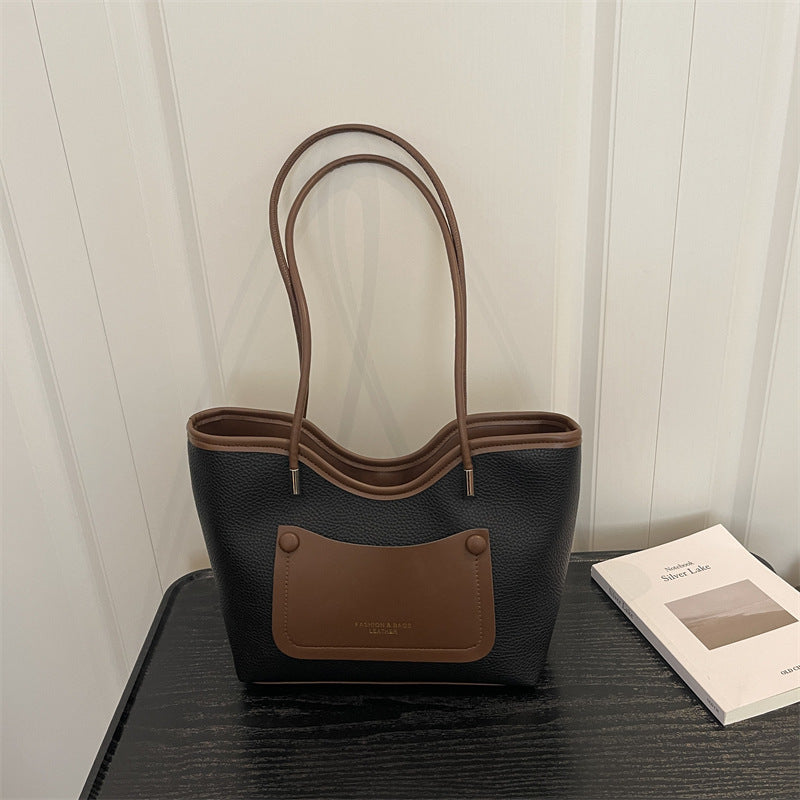 Minimalist Leather Tote Bag