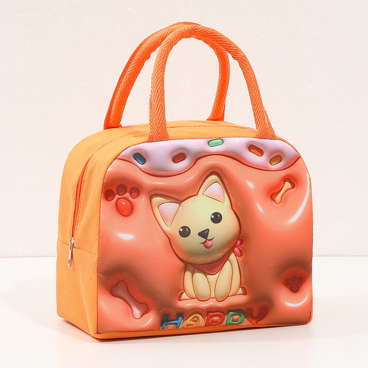 Cute Animal-Themed Insulated Lunch Tote Kalsten