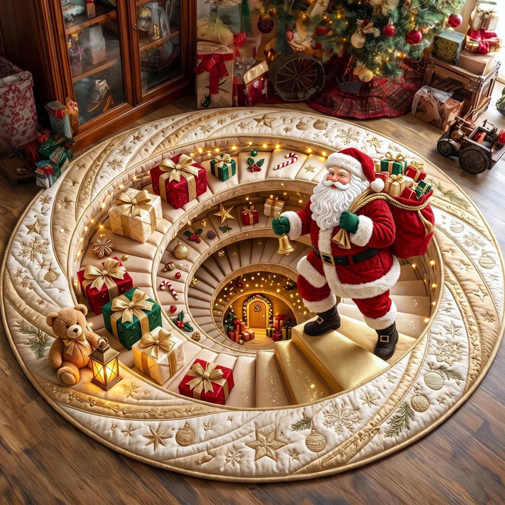 Festive Christmas Themed Area Rug Decor