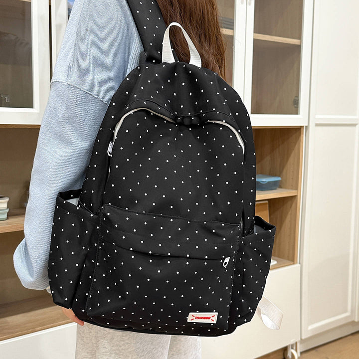 Stylish Polka Dot Backpack Kalsten