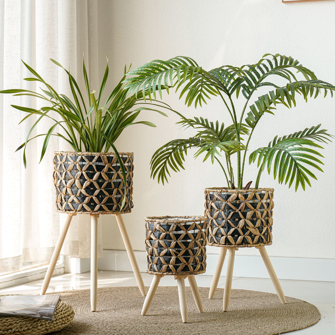 Plant stand made of braided material Kalsten