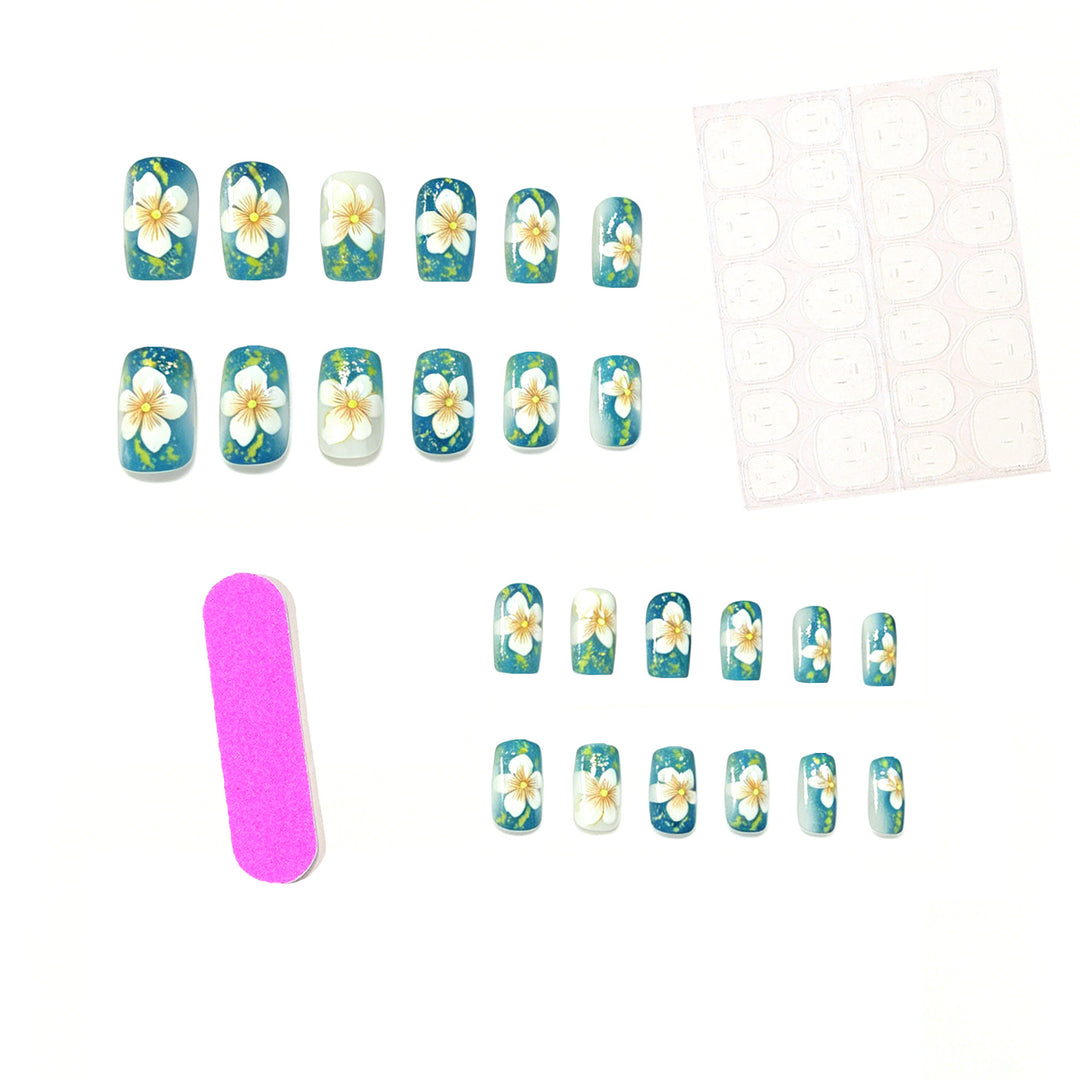 Floral Nail Art Extensions Kalsten