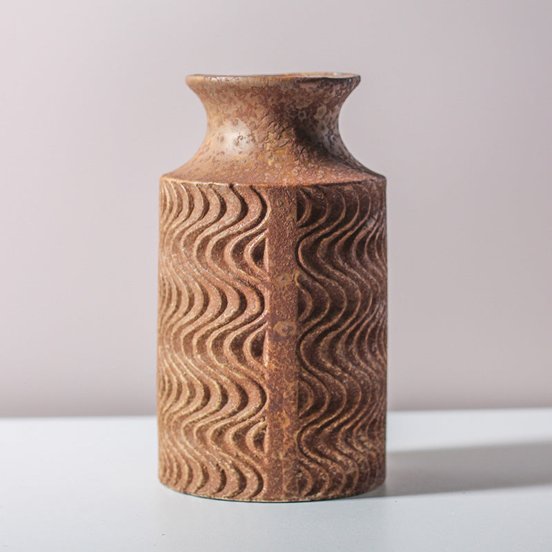 Textured Ceramic Vase