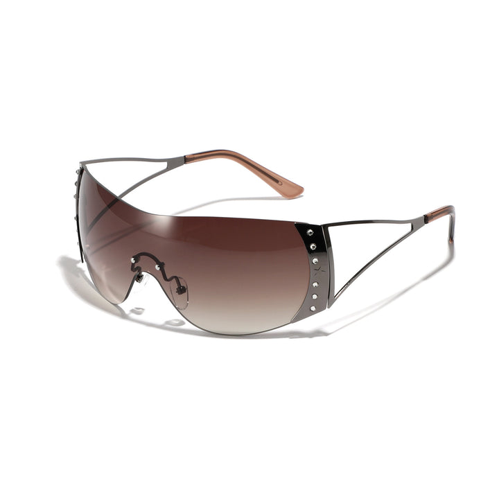 Women futuristic sunglasses with stylish frame and high-grade UV protection Kalsten