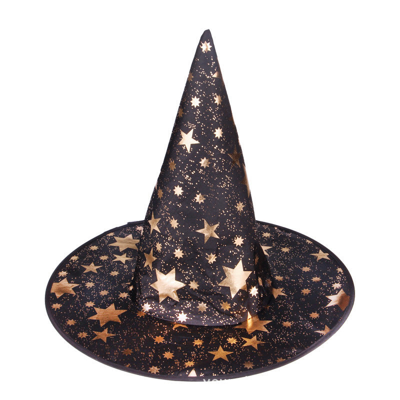 Glitter Starry Witch Hat