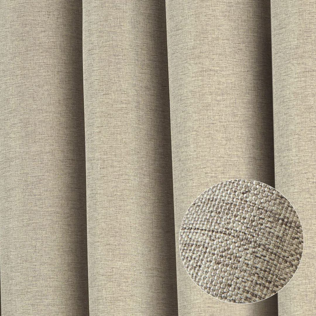 Textured Linen Shower Curtain Kalsten