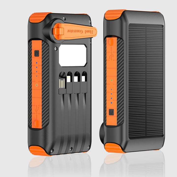 Robust Solar Power Bank with LED Light and Compass Kalsten