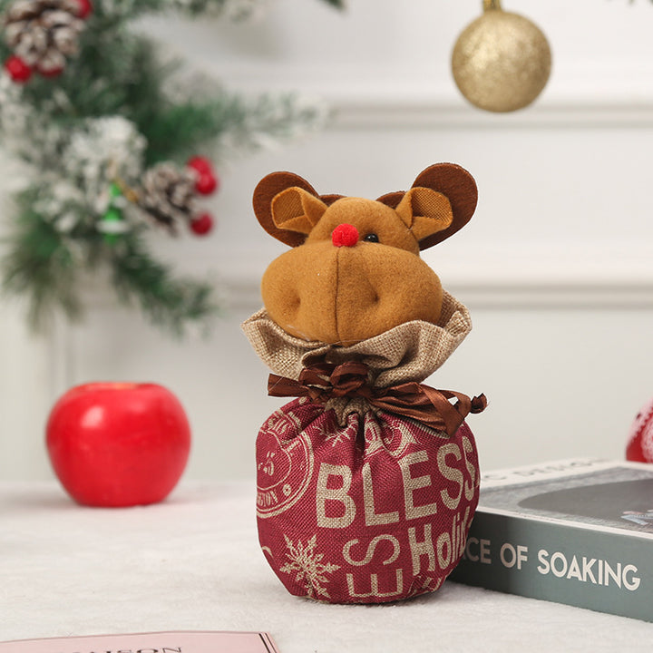 Cute Christmas gnome with gift sack Kalsten