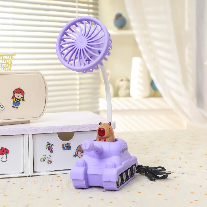 Women USB Nebulizer Cooler Fan in Creative Tank Design Kalsten