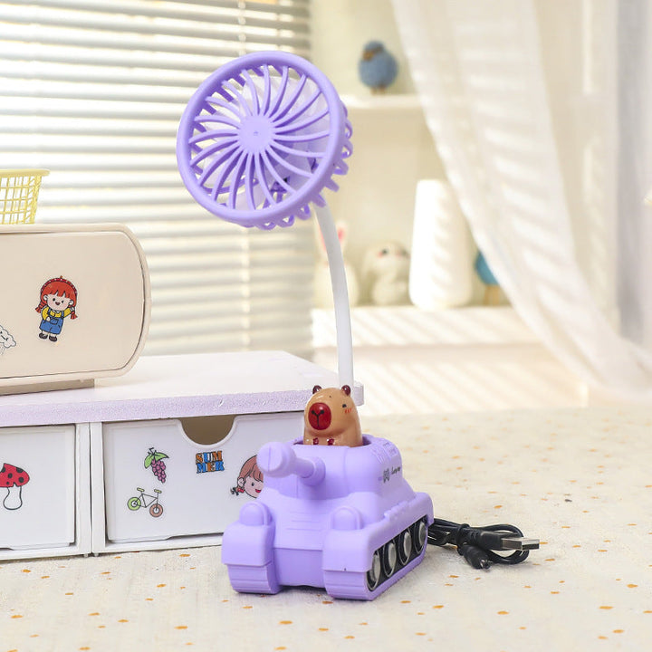 Women USB Nebulizer Cooler Fan in Creative Tank Design Kalsten
