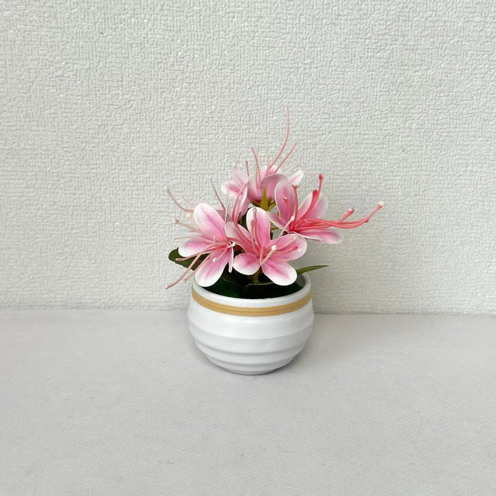Decorative Potted Floral Arrangement for Home Decor