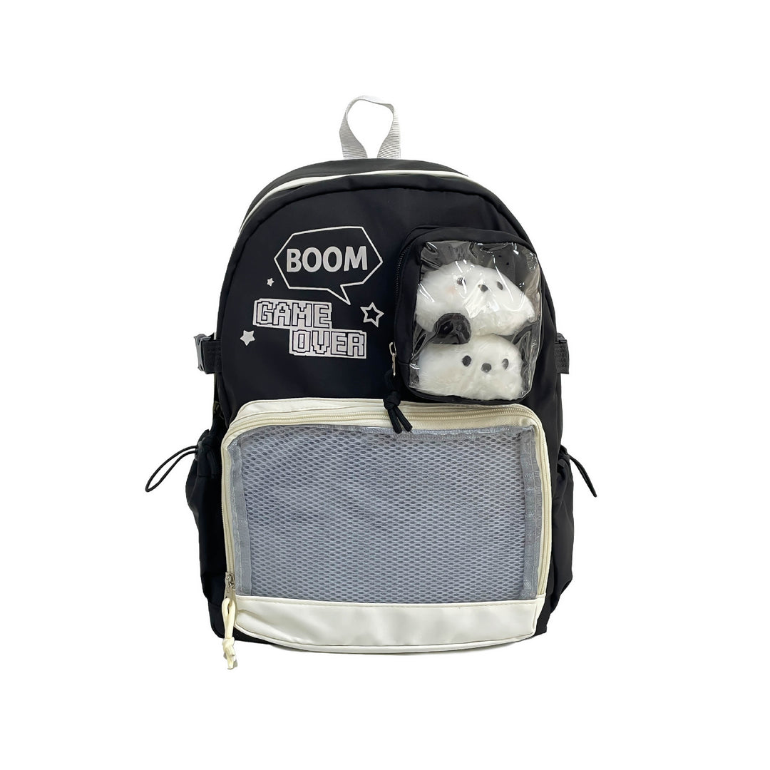 Playful Graphic School Backpack Kalsten