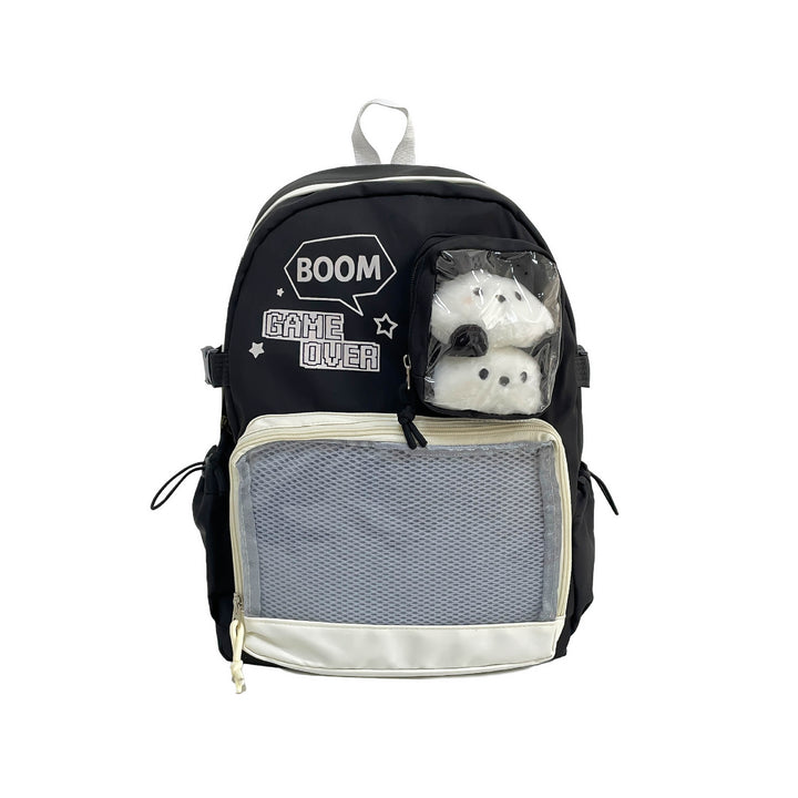 Playful Graphic School Backpack Kalsten