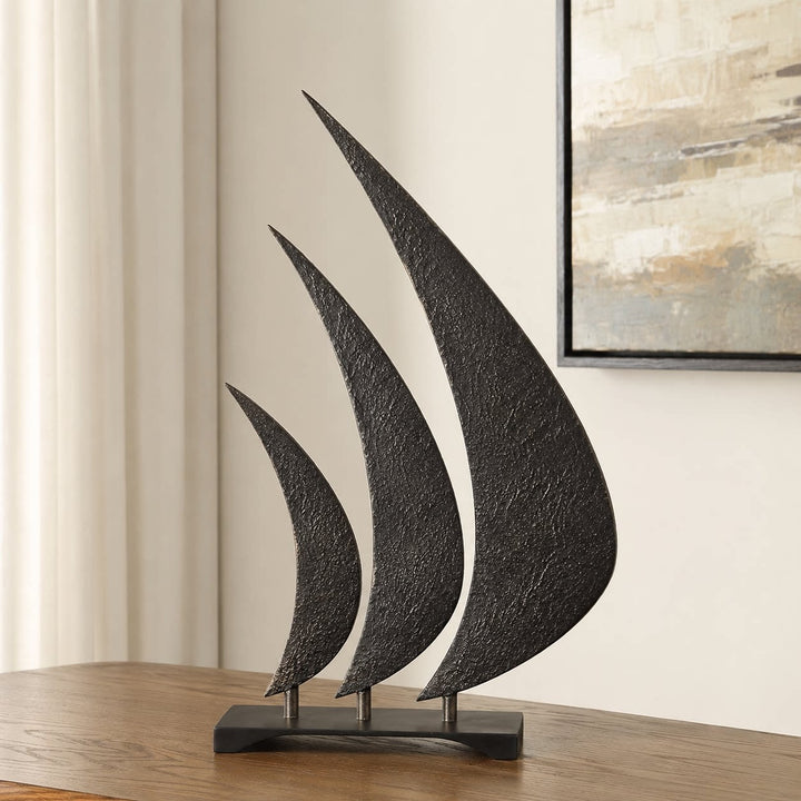 Artistic Abstract Leaf Sculpture