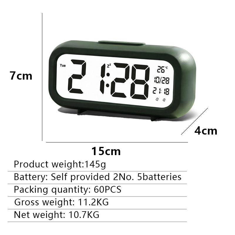 Digital alarm clock with temperature display and large LED display Kalsten